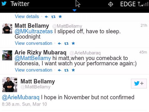 Twit Matt Bellamy